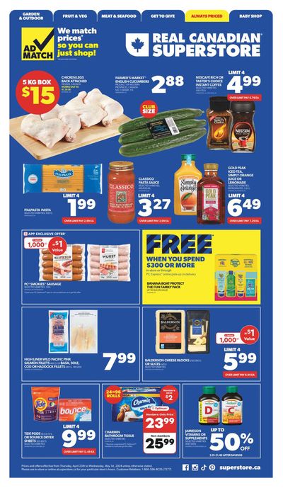 Real Canadian Superstore catalogue in Richmond | Weekly Flyer | 2024-04-25 - 2024-05-01