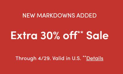 Clothing, Shoes & Accessories offers in Toronto | Extra 30% Off Sale in Ann Taylor | 2024-04-24 - 2024-04-29