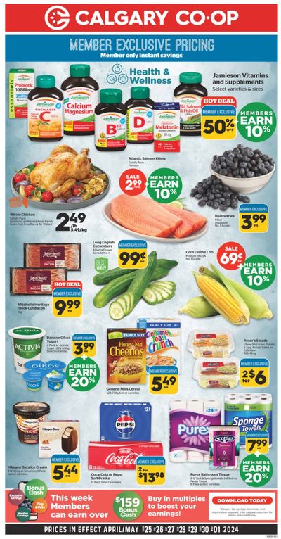 Grocery offers in Okotoks | Member Pricing in Calgary Co-op | 2024-04-25 - 2024-05-01
