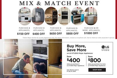 Electronics offers in Coquitlam | Mix & Match Event in Canadian Appliance Source | 2024-04-24 - 2024-05-08