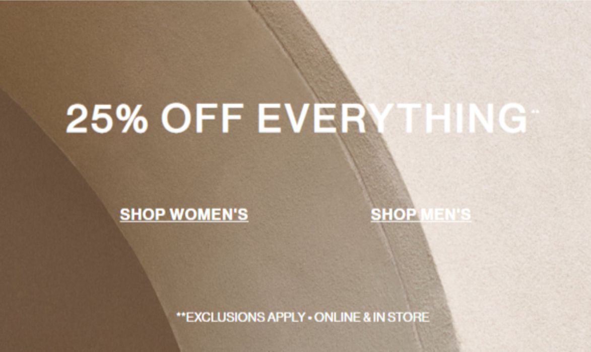 Club Monaco catalogue in Halifax | 25% Off Everything | 2024-04-24 - 2024-05-08