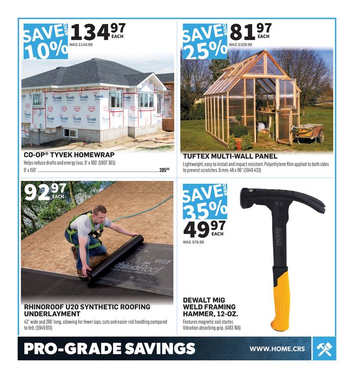 Co-op Home Centre catalogue in Kindersley | Pro-Grade Savings | 2024-04-25 - 2024-05-01