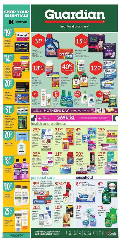 Guardian Pharmacy catalogue in Markham | Guardian Pharmacy Essentials Deals | 2024-04-26 - 2024-05-16