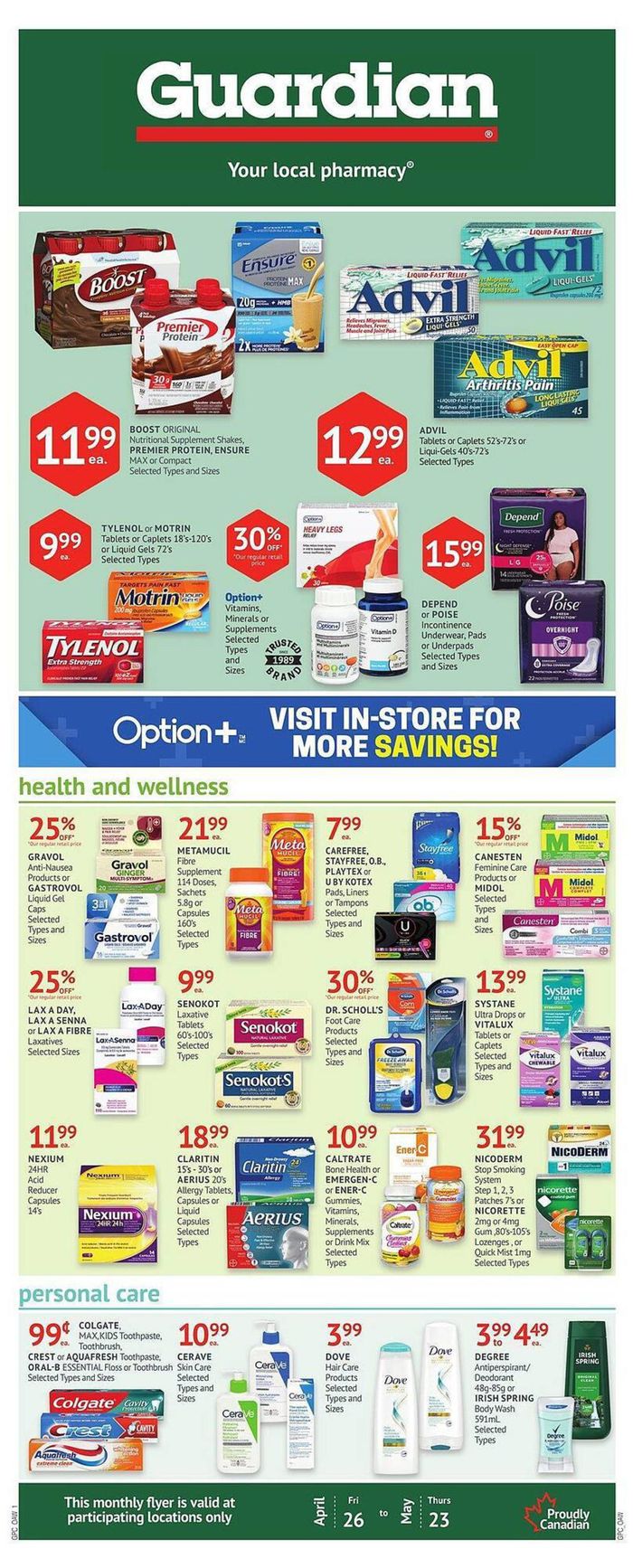 Guardian Pharmacy catalogue in Barrie | Guardian Pharmacy Your Local Pharmacy | 2024-04-26 - 2024-05-16