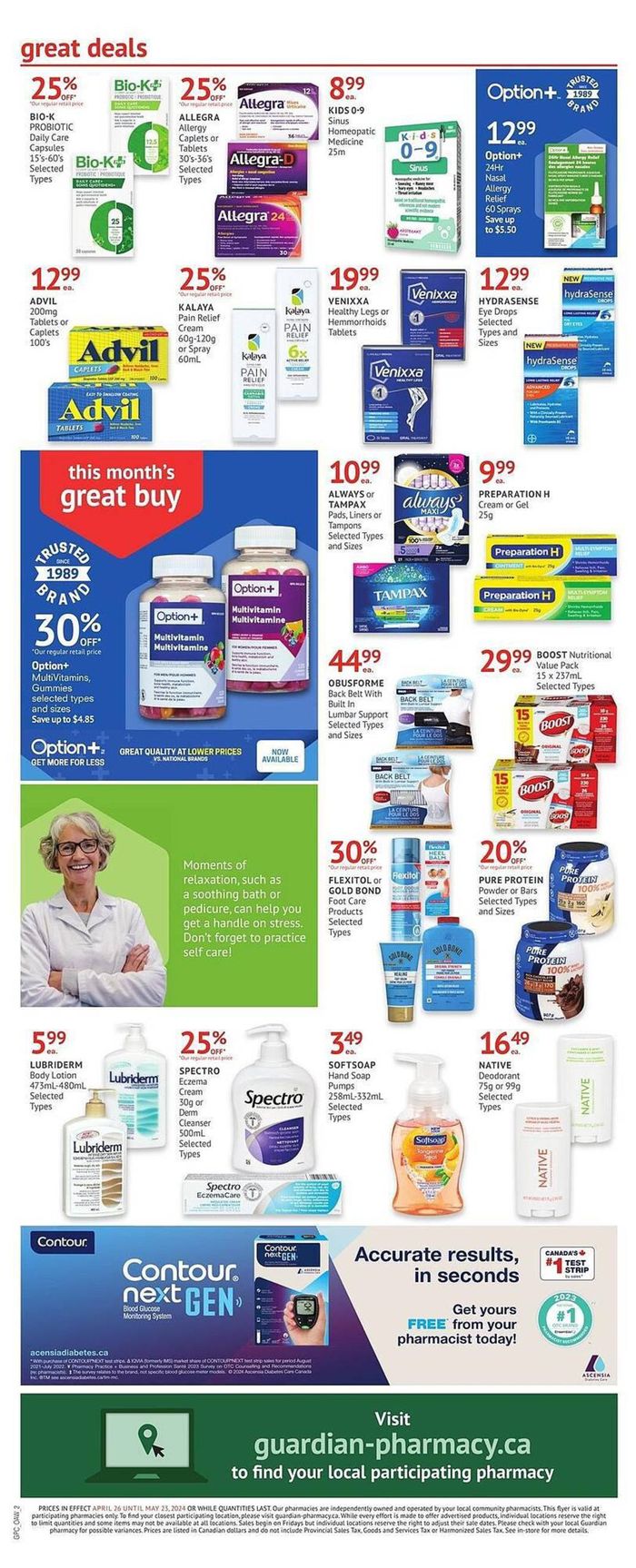 Guardian Pharmacy catalogue in Vancouver | Guardian Pharmacy Your Local Pharmacy | 2024-04-26 - 2024-05-16