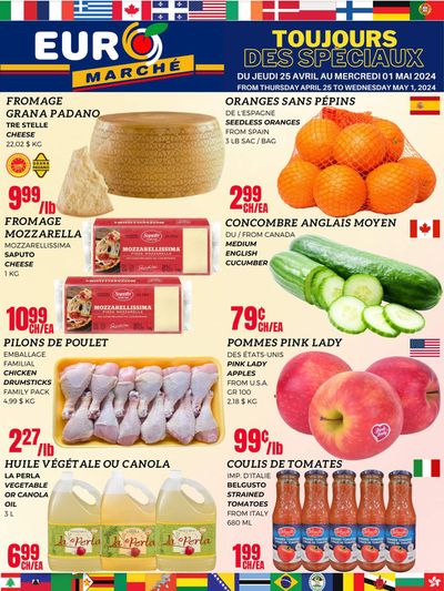 Grocery offers in Baie-D'Urfé | TOUJOURS DES SPECIAUX in Euromarché | 2024-04-25 - 2024-05-09