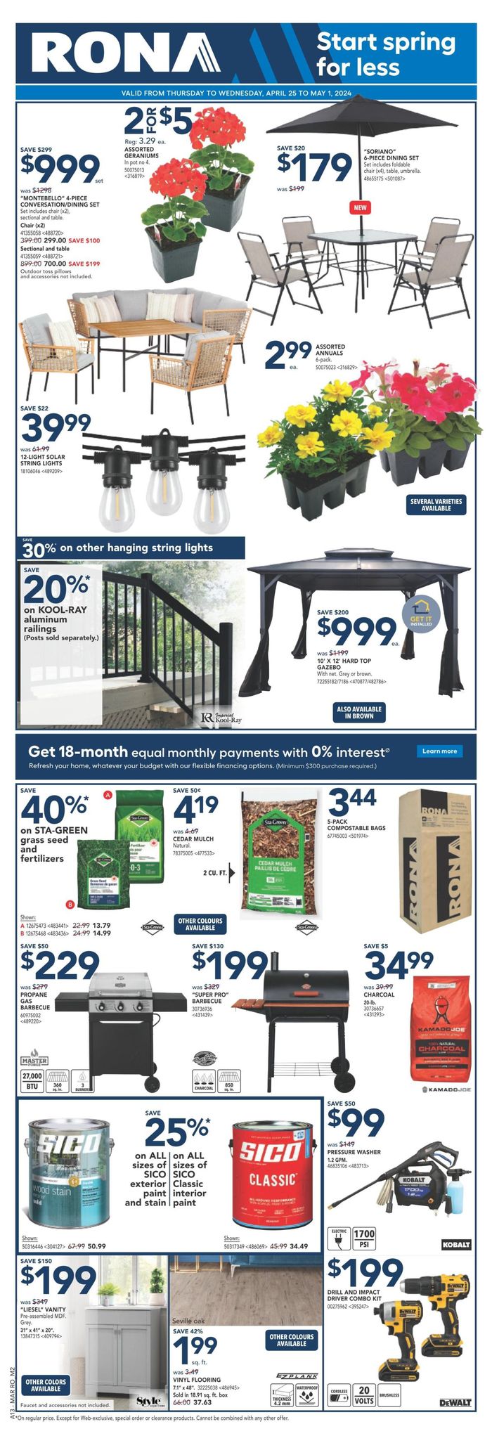 RONA catalogue in Elmsdale | RONA Weekly ad | 2024-04-25 - 2024-05-01