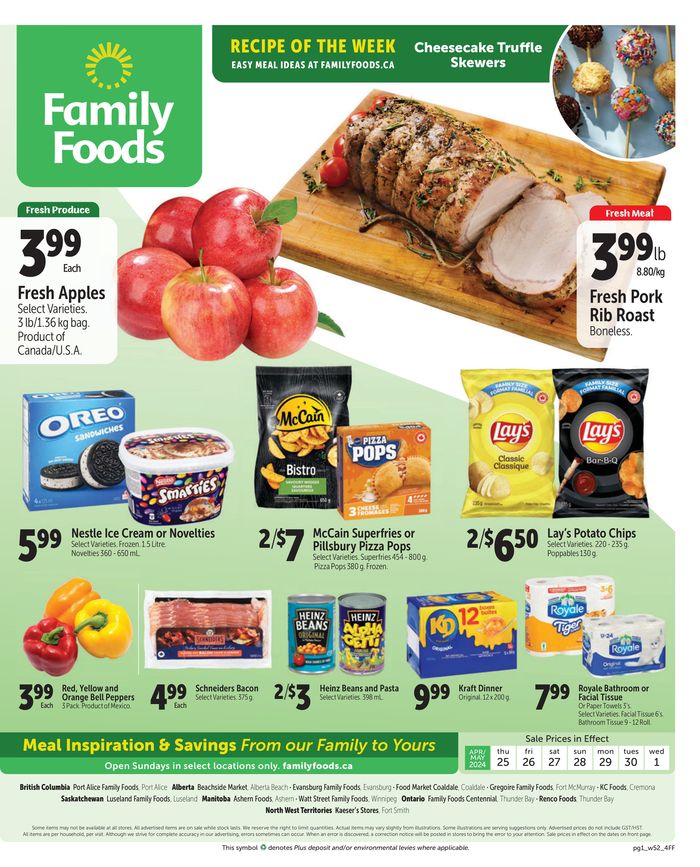 Family Foods catalogue in Lethbridge | Family Foods weekly flyer | 2024-04-25 - 2024-05-09