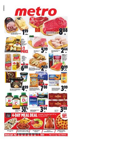 Metro catalogue in North York | Metro weekly flyer Ontario | 2024-04-25 - 2024-05-01