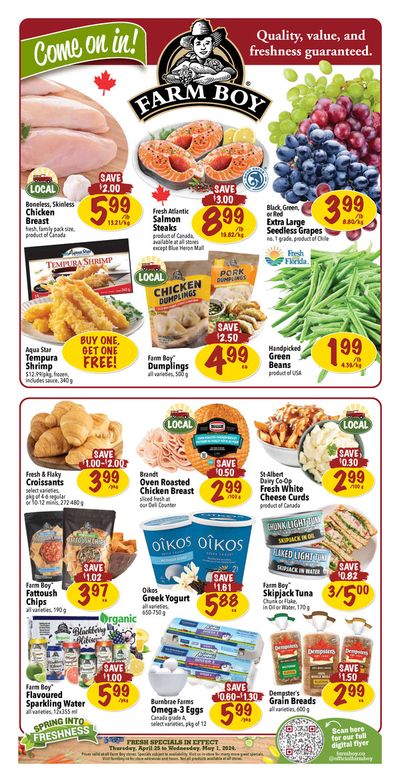 Grocery offers in Ottawa | Farm Boy weekly flyer in Farm Boy | 2024-04-25 - 2024-05-09