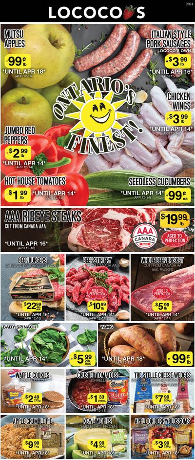 Grocery offers in Brantford | Lococos weekly flyer in Lococos | 2024-04-25 - 2024-05-09