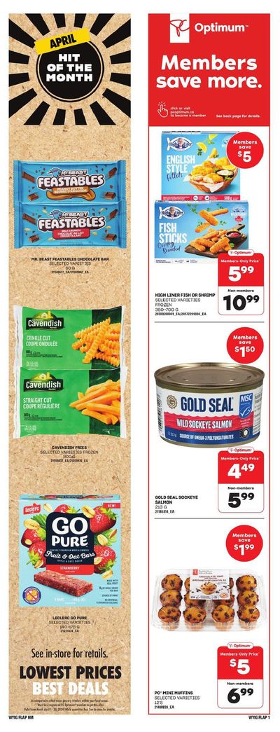 Grocery offers in Mahone Bay | Hit Of The Month in Independent Grocer | 2024-04-25 - 2024-05-01