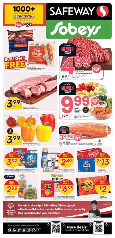 Grocery offers in Saint Albert | Sobeys Safeway in Sobeys | 2024-04-25 - 2024-05-01