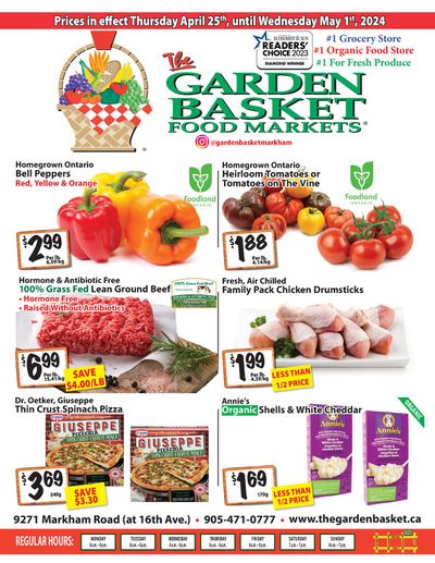 Grocery offers in Markham | The Garden Basket in The Garden Basket | 2024-04-25 - 2024-05-09