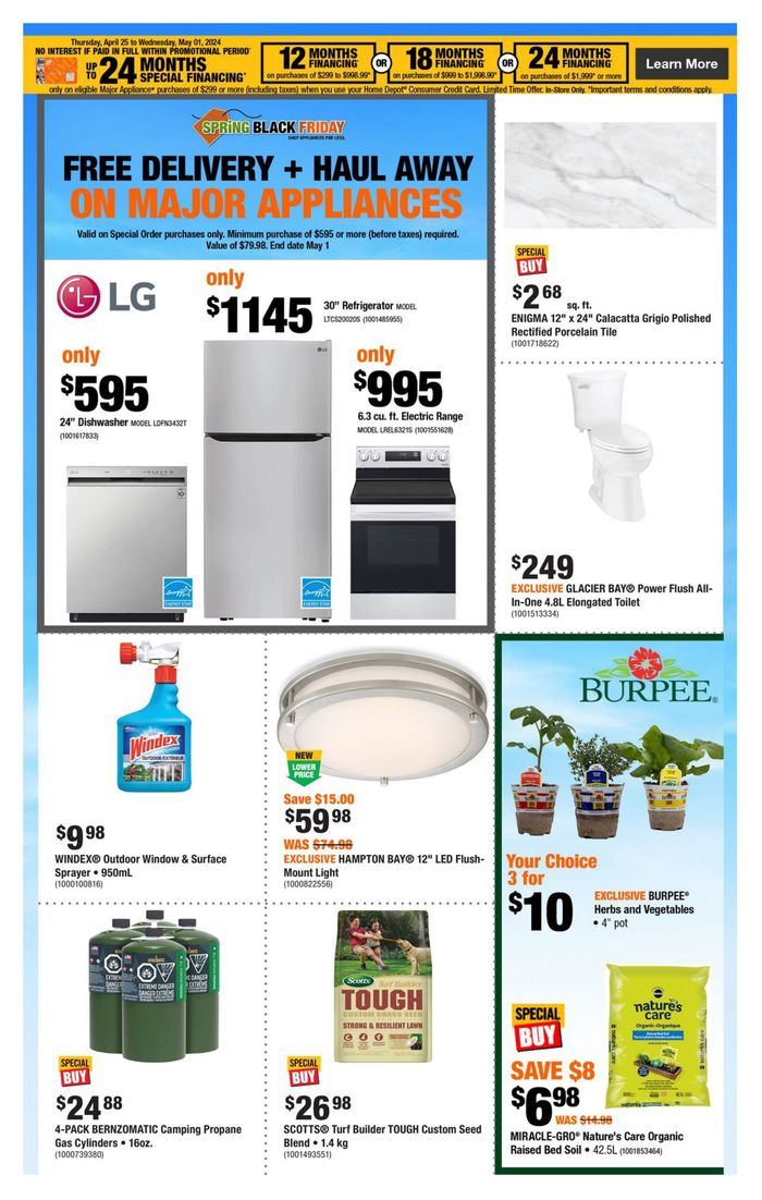 Home Depot catalogue in Calgary | Weekly Flyer_CP | 2024-04-25 - 2024-05-01