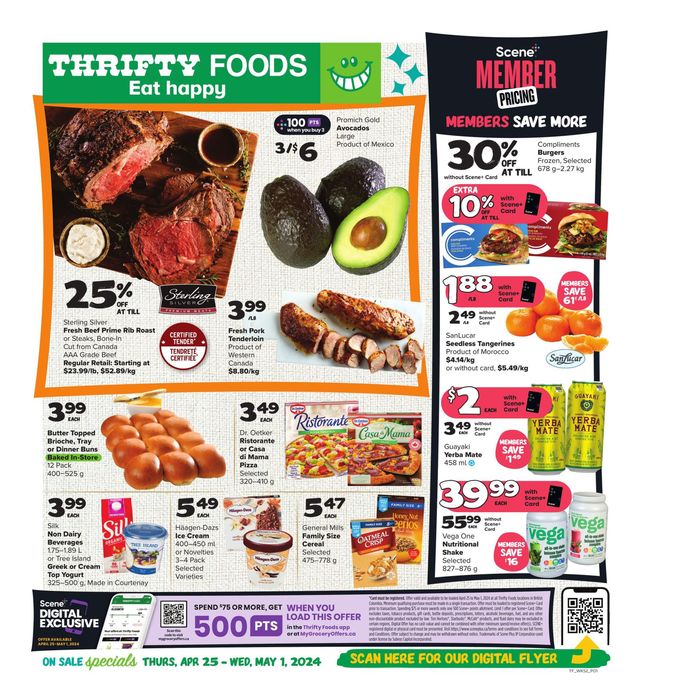 Thrifty Foods catalogue in Duncan | Weekly Flyer | 2024-04-25 - 2024-05-01