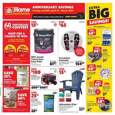 Home Hardware catalogue in Parksville | Home Hardware big savings | 2024-05-01 - 2024-05-01