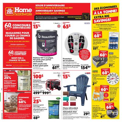 Home Hardware catalogue in Montreal | Extra Big Savings | 2024-05-01 - 2024-05-01