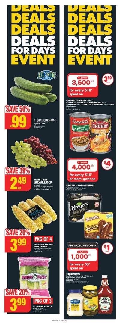 Grocery offers in Barrington Passage | Deals For Days Event in No Frills | 2024-04-25 - 2024-05-01