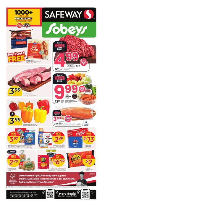 Safeway catalogue in Okotoks | Weekly Flyer | 2024-04-25 - 2024-05-01