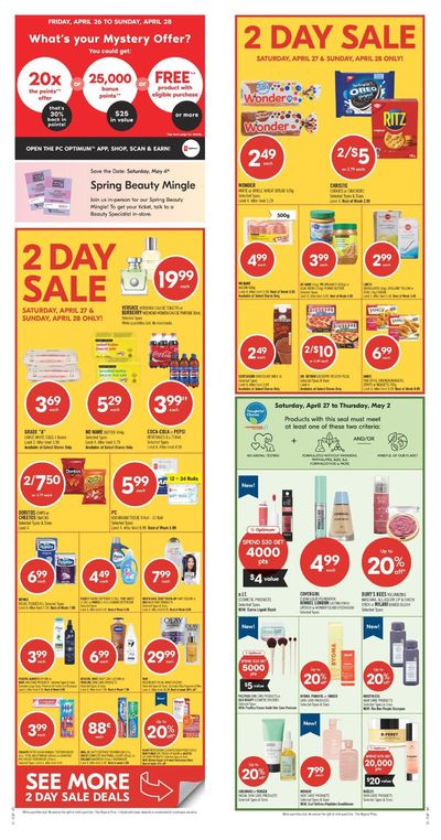 Shoppers Drug Mart catalogue in Fredericton | Shoppers Drug Mart Weekly ad | 2024-04-27 - 2024-05-02