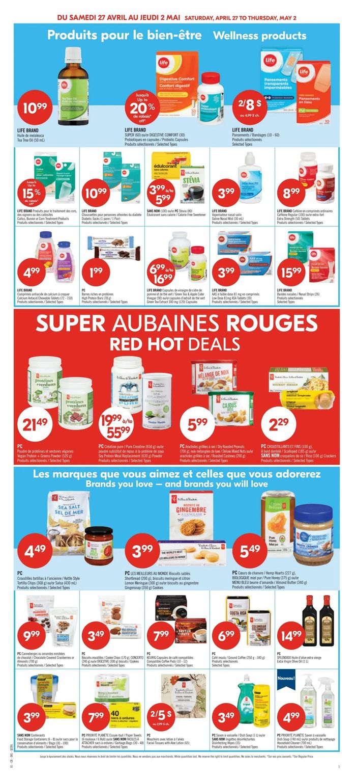 Shoppers Drug Mart catalogue in Saint John | Shoppers Drug Mart Weekly ad | 2024-04-27 - 2024-05-02