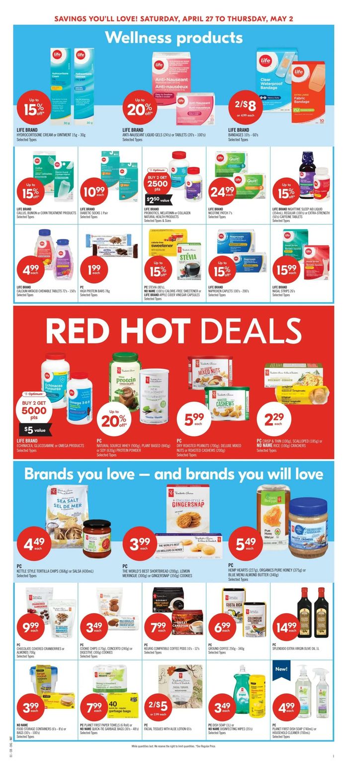 Shoppers Drug Mart catalogue in Red Deer | Shoppers Drug Mart Weekly ad | 2024-04-27 - 2024-05-02