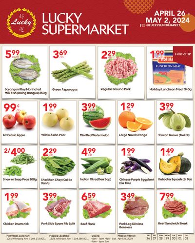 Lucky Supermarket catalogue in Calgary | Weekly Deals | 2024-04-26 - 2024-05-10