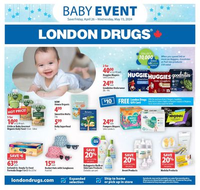 Pharmacy & Beauty offers in Surrey | Baby Event in London Drugs | 2024-04-26 - 2024-05-15