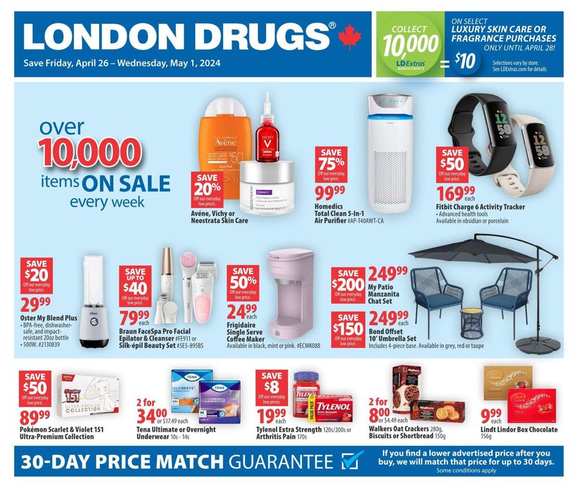 London Drugs catalogue in Richmond | Over 10,000 items ON SALE every week | 2024-04-26 - 2024-05-01
