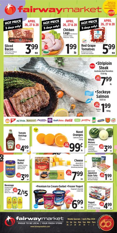 Grocery offers in Victoria BC | Fairway Market Weekly Flyer in Fairway Market | 2024-04-26 - 2024-05-10
