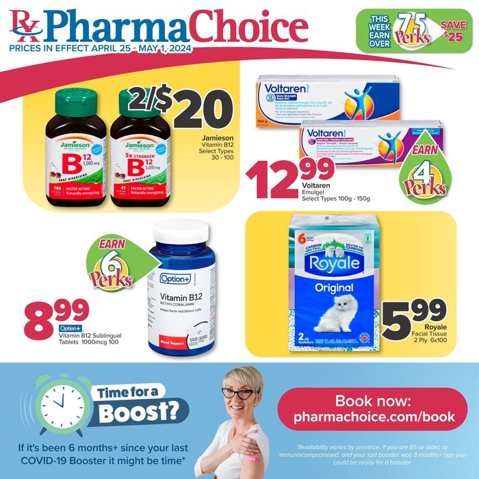 PharmaChoice catalogue in Caledonia NS | PharmaChoice Weekly ad | 2024-04-25 - 2024-05-01