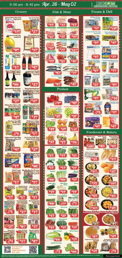 Grocery offers in Hamilton | Nations Fresh Foods Mississauga Branch in Nations Fresh Foods | 2024-04-26 - 2024-05-10