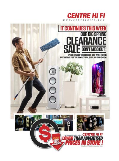Electronics offers in Sorel-Tracy | Weekly Flyer in Centre Hi-Fi | 2024-04-26 - 2024-05-02