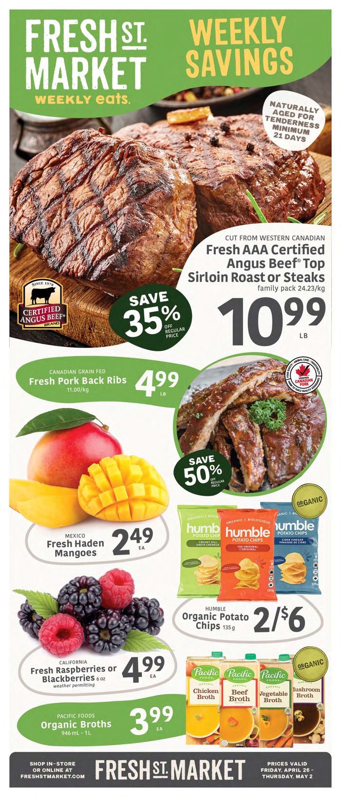 Fresh St Market catalogue in Vancouver | Fresh St Market Weekly Special | 2024-04-26 - 2024-05-10