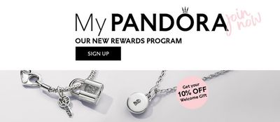 Clothing, Shoes & Accessories offers in Edmonton | Get Your 10% Off Welcome Gift in Pandora | 2024-04-26 - 2024-05-10