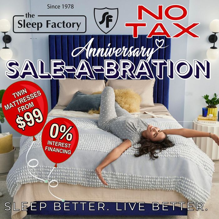 The Sleep Factory catalogue in Scarborough | Aniversary Sale-A-Bration | 2024-04-26 - 2024-05-09