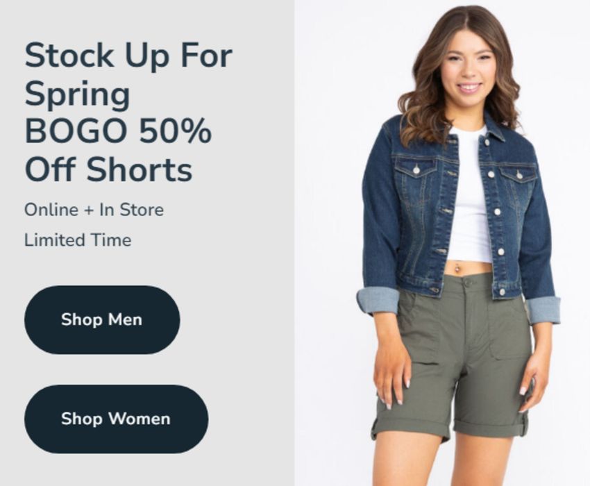 Warehouse One catalogue in Spruce Grove | 50% Off Shorts | 2024-04-26 - 2024-05-10