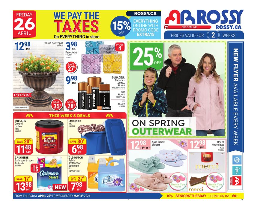 Rossy catalogue in Saint-Joseph-de-Sorel | Weekly Ad | 2024-04-25 - 2024-05-08