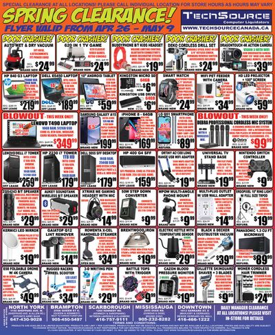 Electronics offers in Brampton | TechSource, flyer in TechSource | 2024-04-27 - 2024-05-11