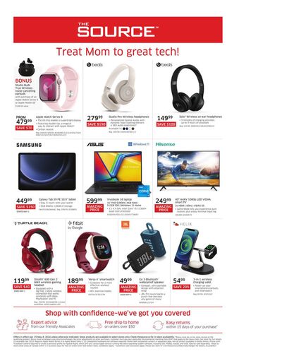 Electronics offers | Weekly Flyer in The Source | 2024-04-25 - 2024-05-08