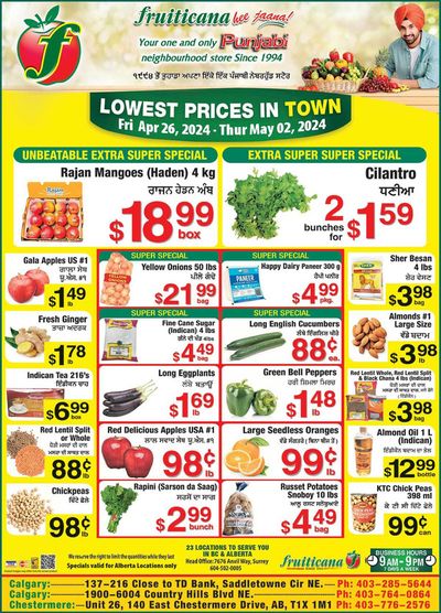 Fruiticana catalogue in Coquitlam | Weekly Deals | 2024-04-27 - 2024-05-11