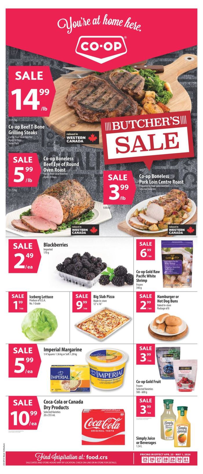 Co-op Food catalogue in Saskatoon | Butche's Sale | 2024-04-29 - 2024-05-01
