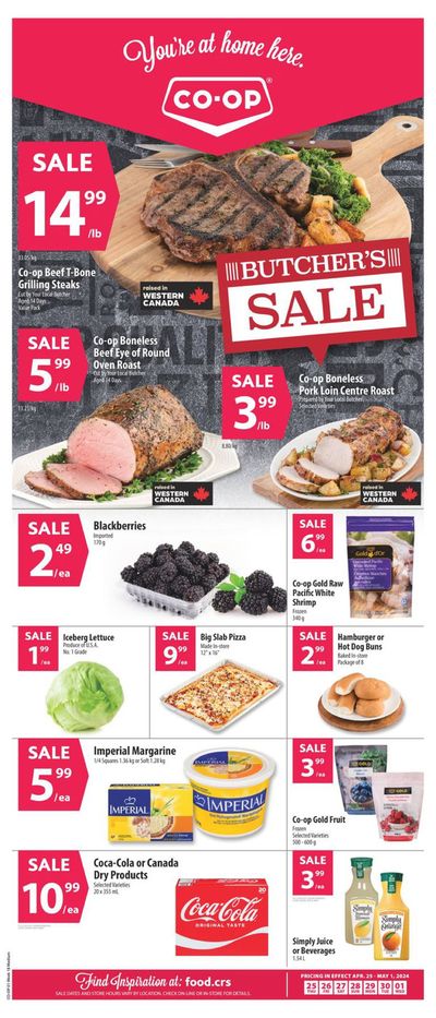 Grocery offers in Dawson Creek | Butche's Sale in Co-op Food | 2024-04-29 - 2024-05-01