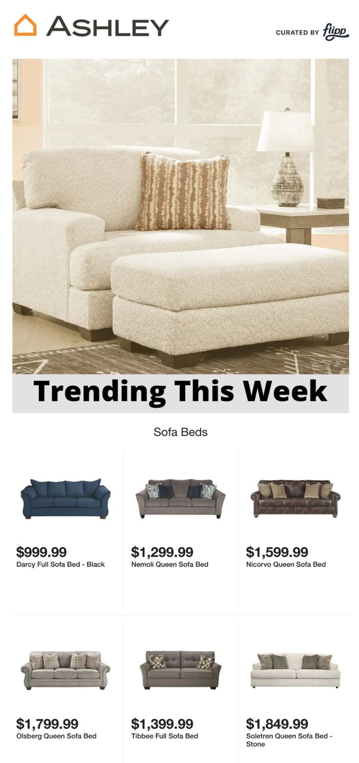 Ashley Furniture catalogue in Courtenay | Trending This Week | 2024-04-29 - 2024-04-30