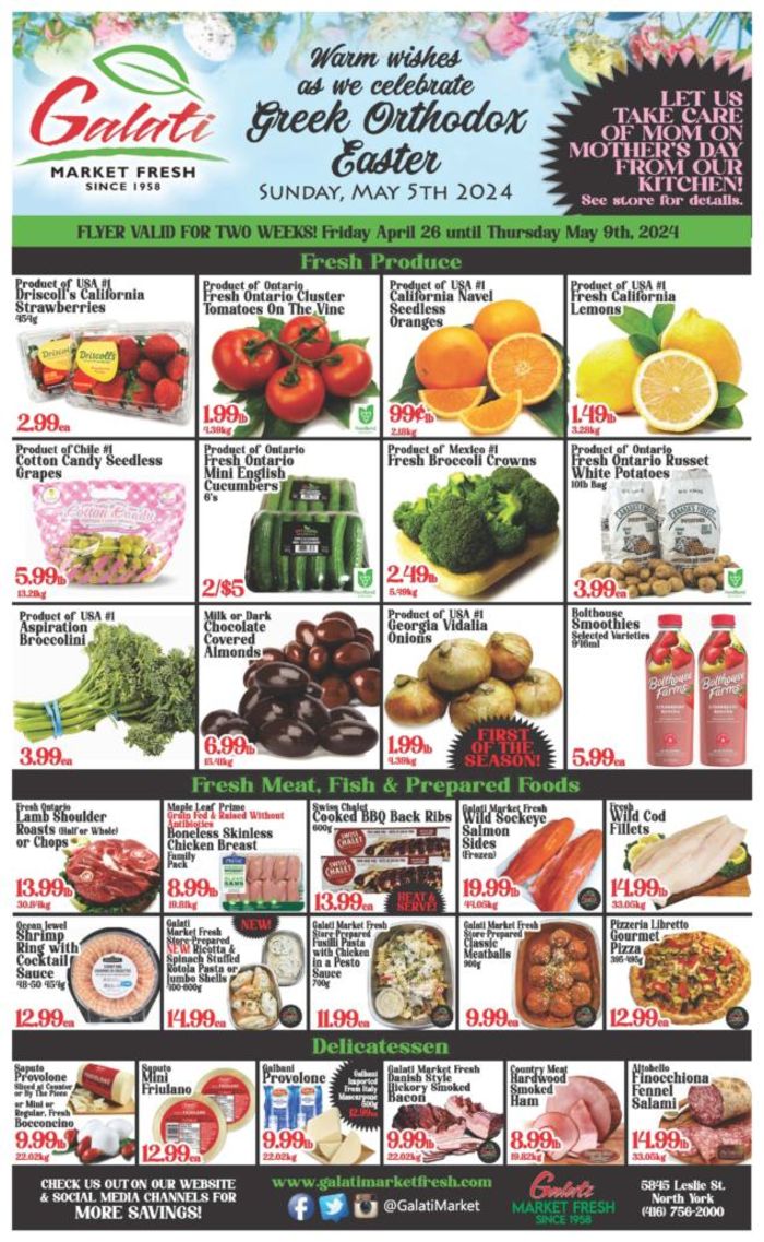 Galati Market Fresh catalogue in North York | Weekly Specials | 2024-04-29 - 2024-05-09