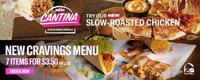 Restaurants offers in Quebec | NEW CRAVINGS MENU in Taco Bell | 2024-04-29 - 2024-05-13