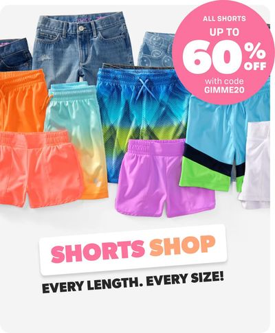 Clothing, Shoes & Accessories offers in Sainte-Catherine | Up To 60% Off All Shorts in The Childrens Place | 2024-04-29 - 2024-05-13