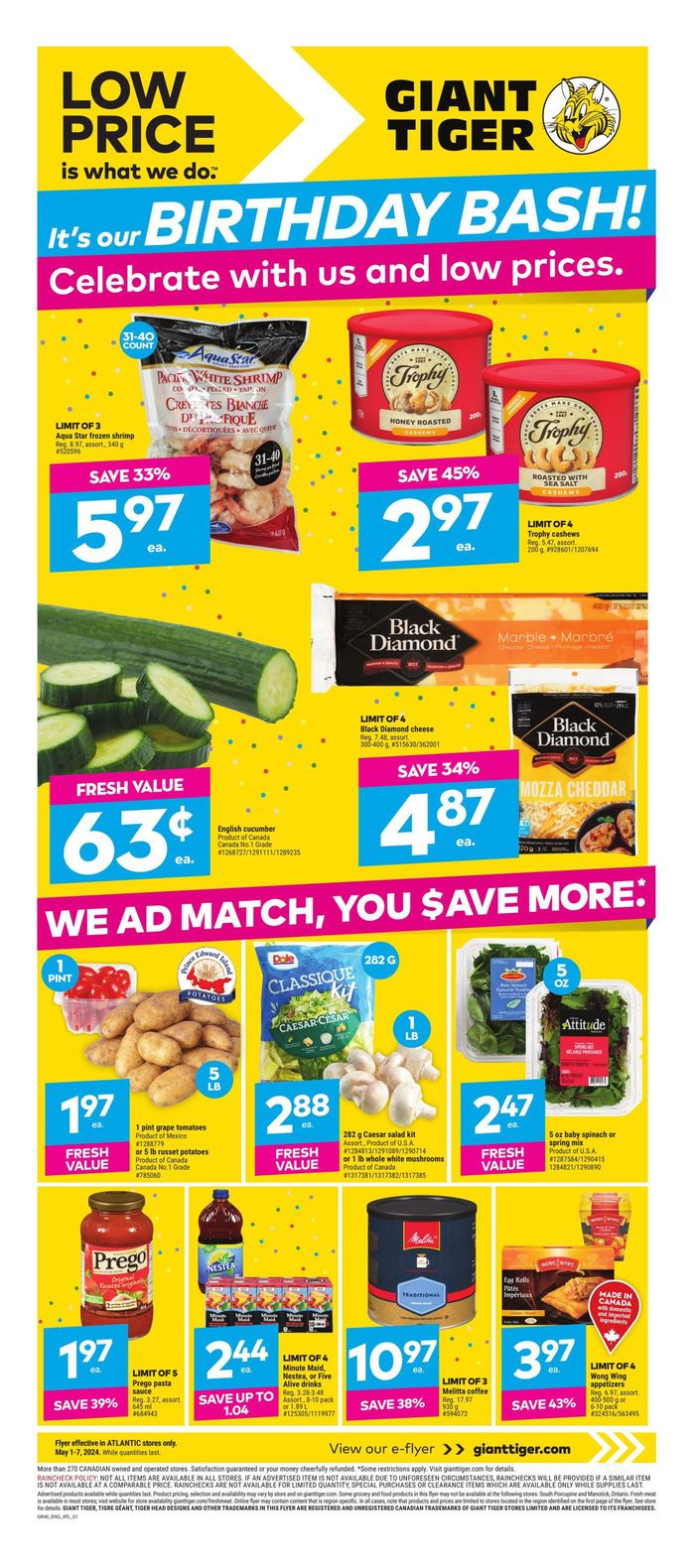 Giant Tiger catalogue in New Minas | Weekly Flyer | 2024-05-01 - 2024-05-07