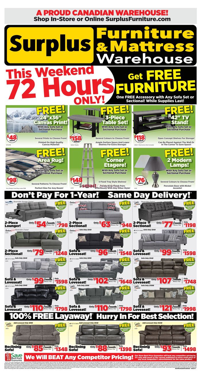 Surplus Furniture catalogue in Moncton | Weekly Specials | 2024-04-30 - 2024-05-05